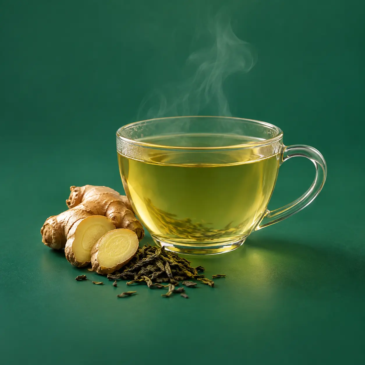 شاي أخضر / زنجبيل