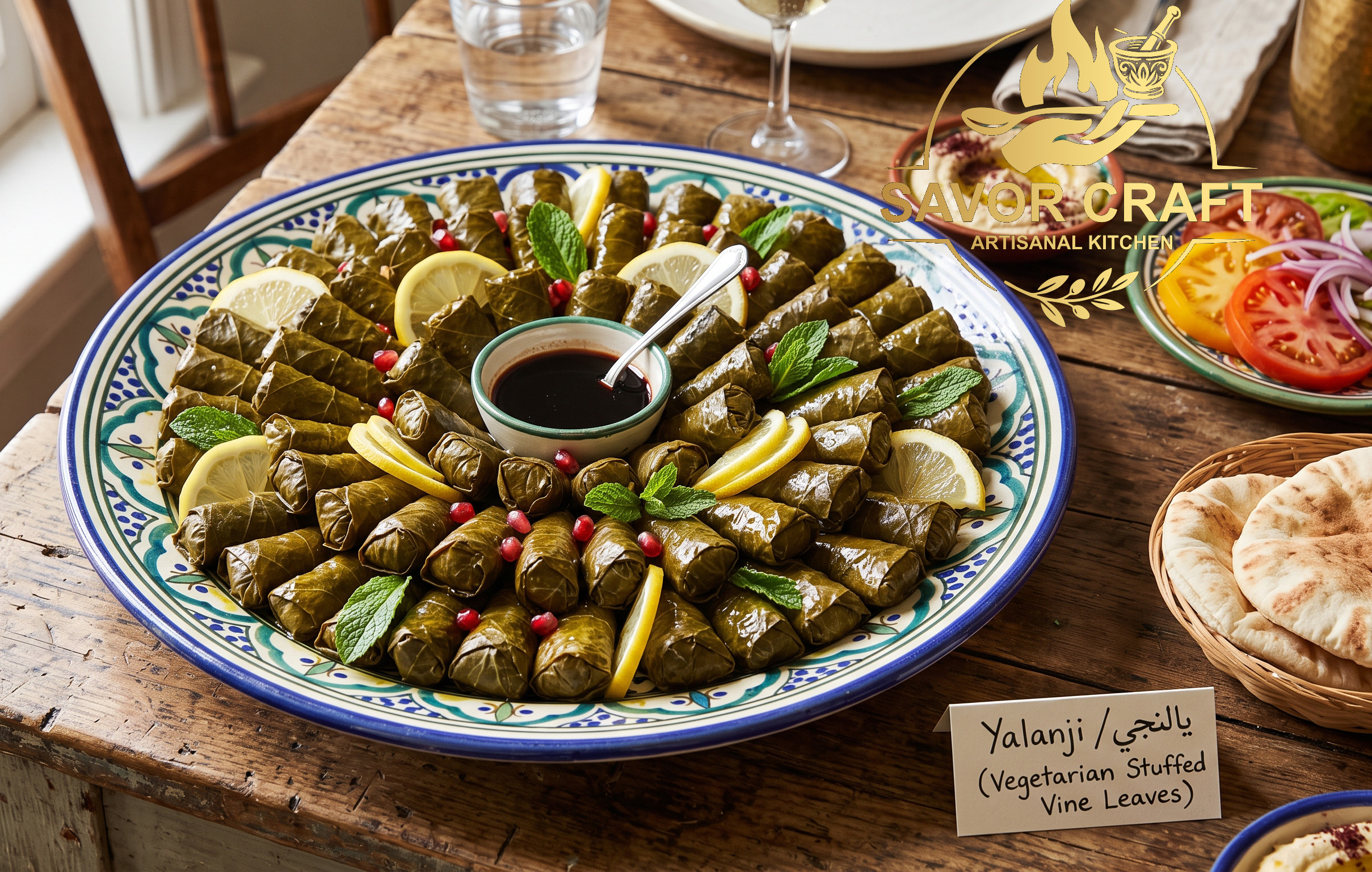 Yalanji (Vegetarian Stuffed Grape Leaves)