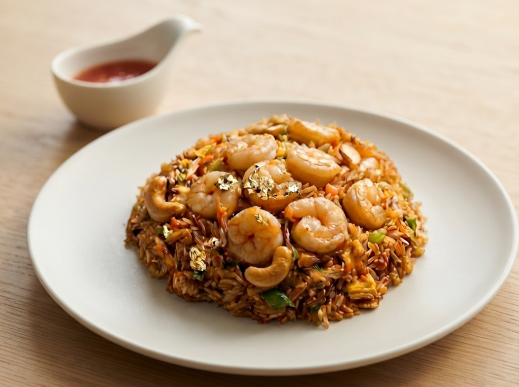 Golden Fried Rice with Chicken