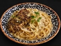 Fettuccine Alfredo With Grilled Chicken